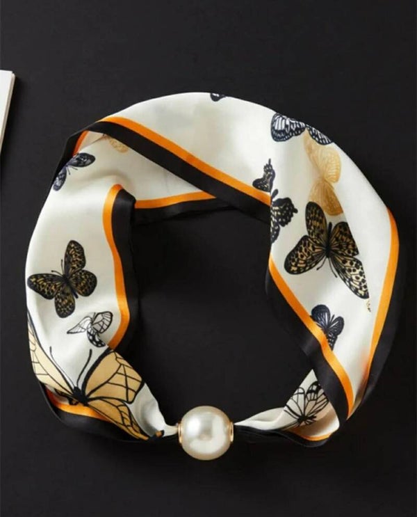 Wit/oranje vlinder 014
