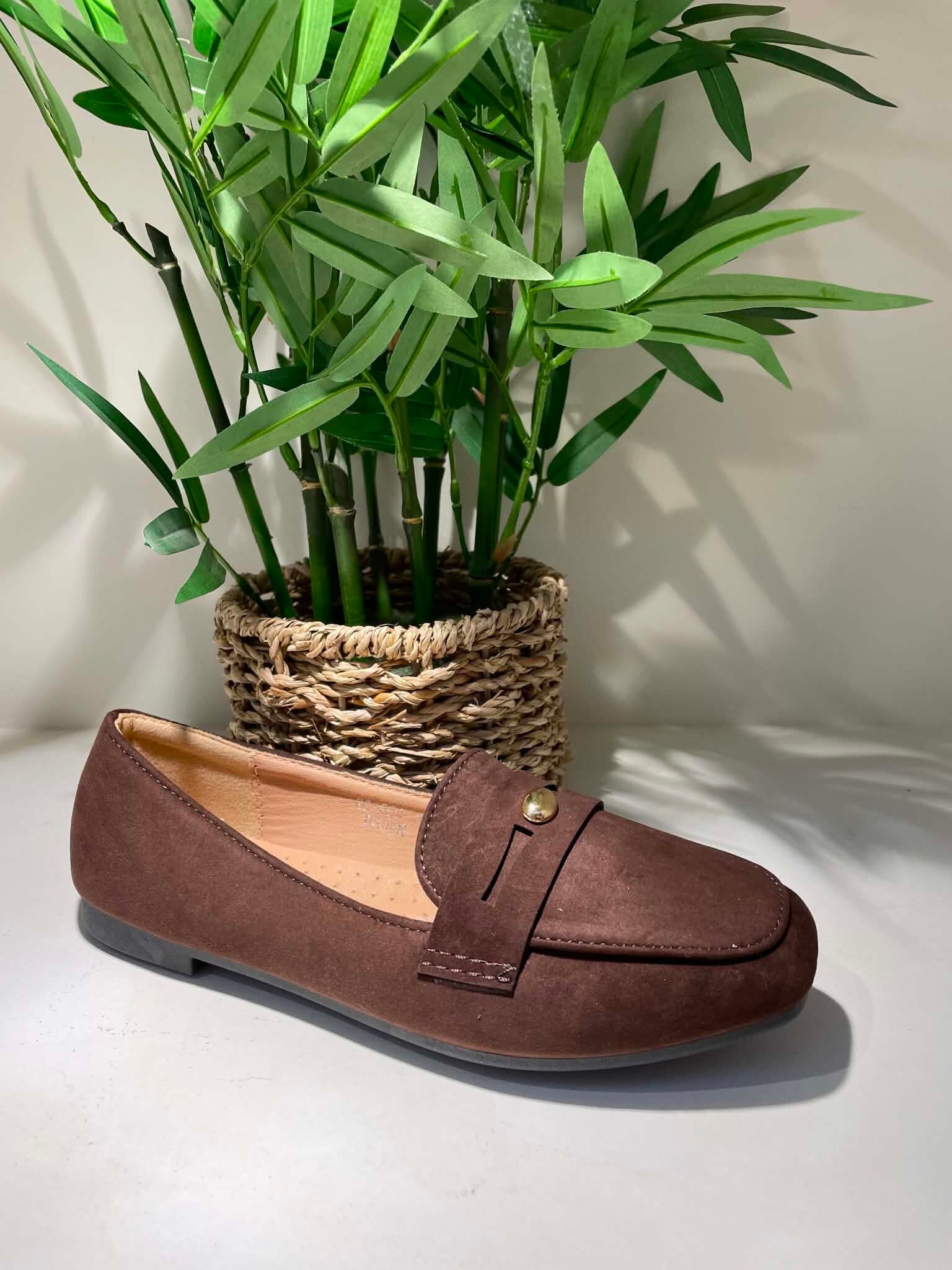 Chocolade Bruine Moccasins