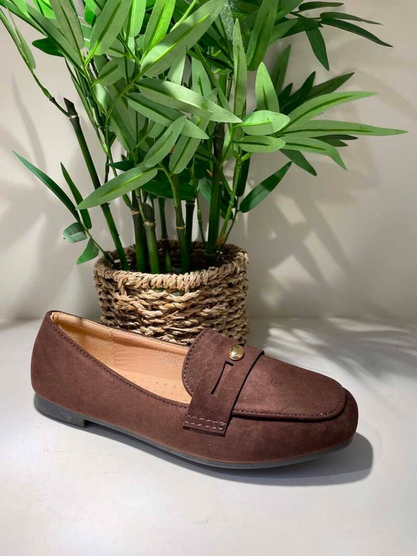 Chocolade Bruine Moccasins