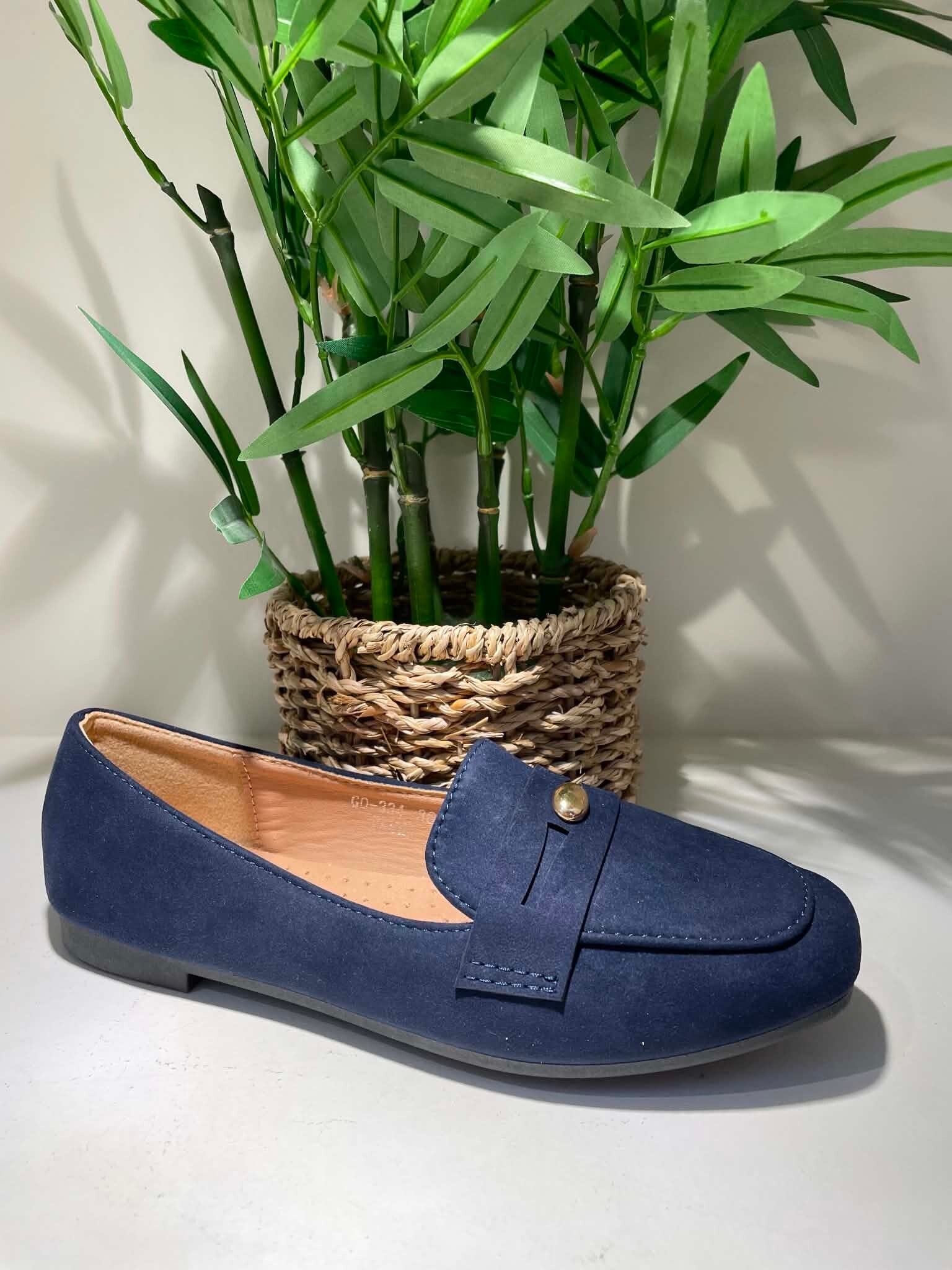 Blauwe Moccasins