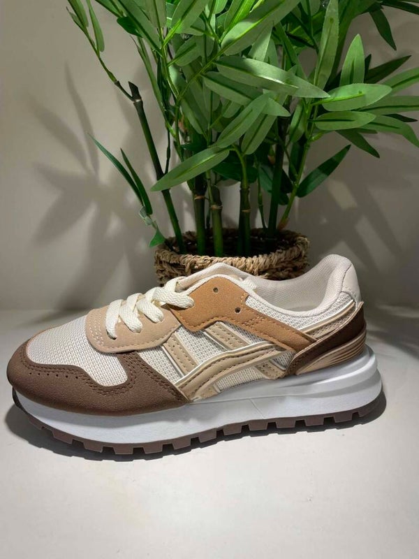 Bruine/Camel sneakers