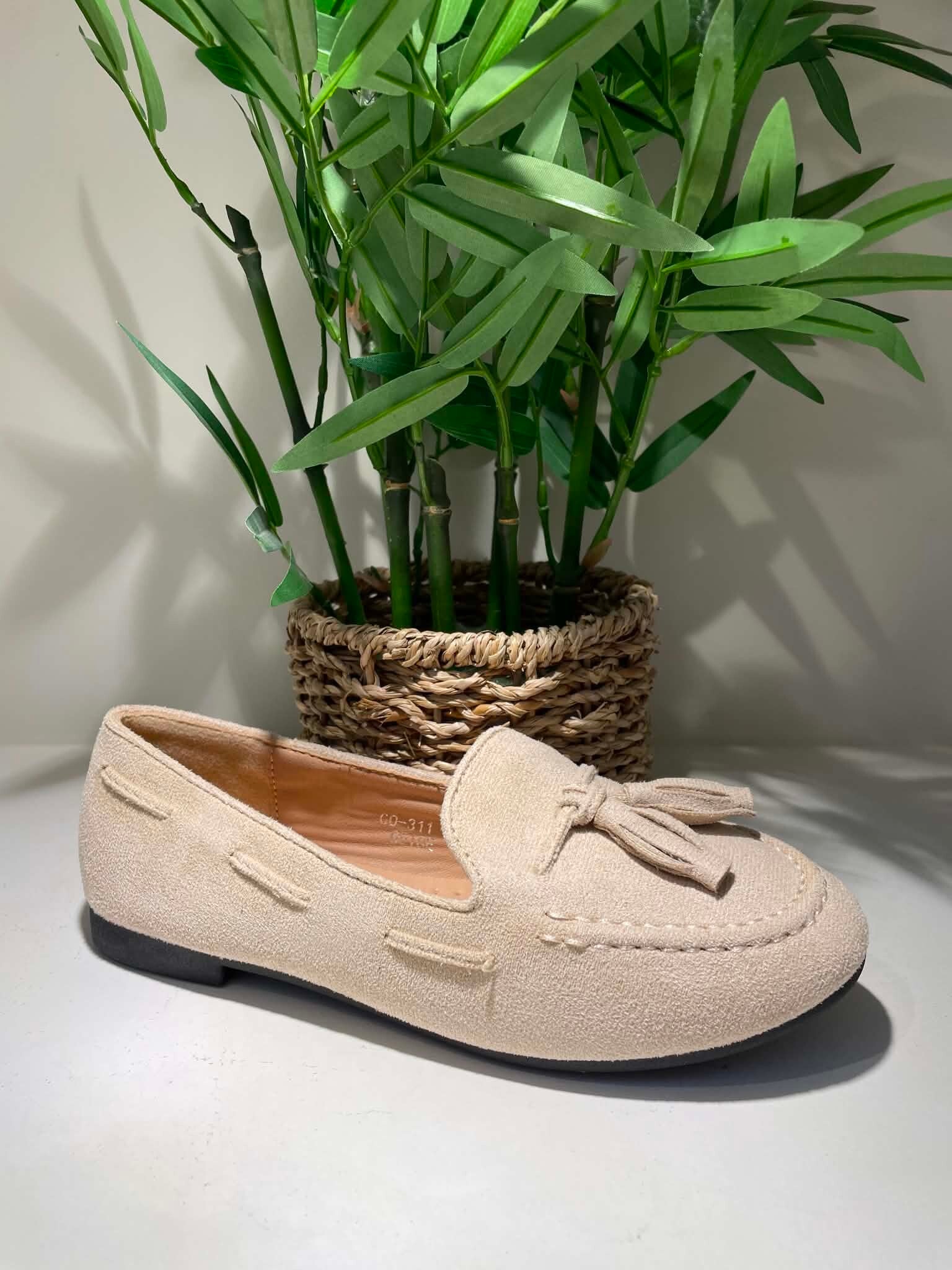 Beige Boot Moccasins