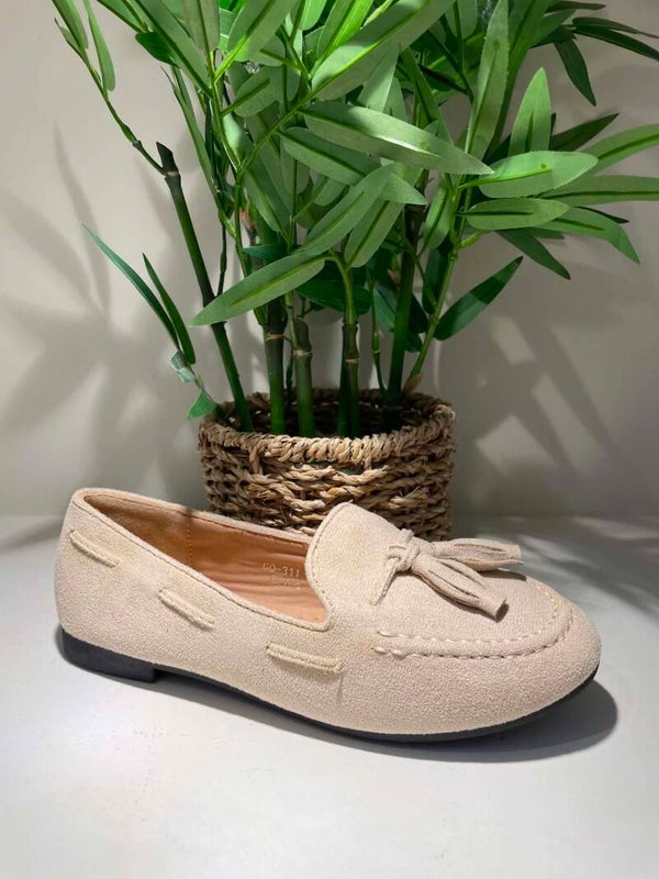 Beige Boot Moccasins