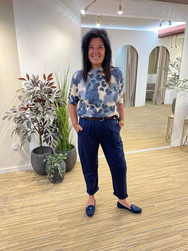 Tijger pulletje blauw