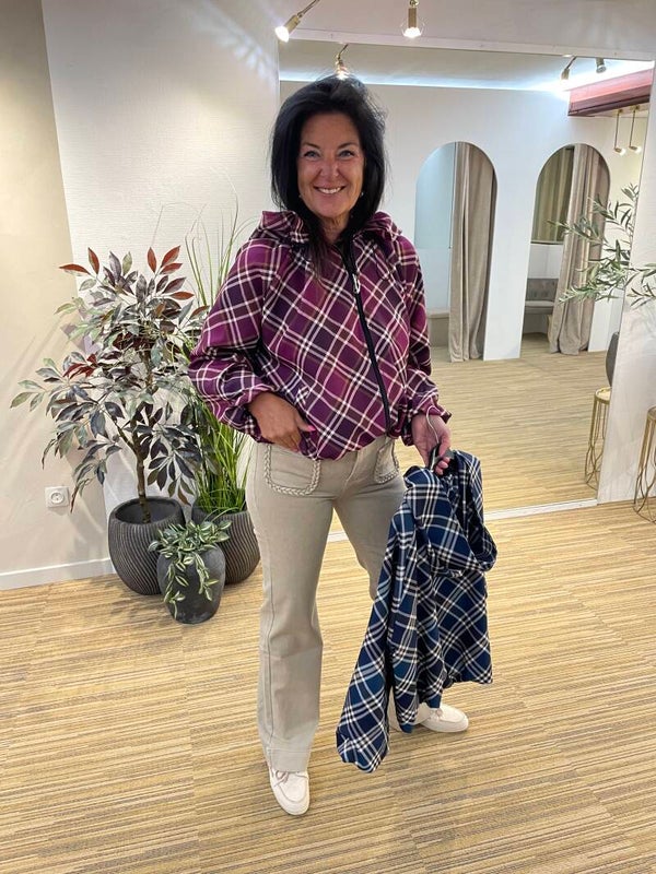 Bordeaux bomber jasje