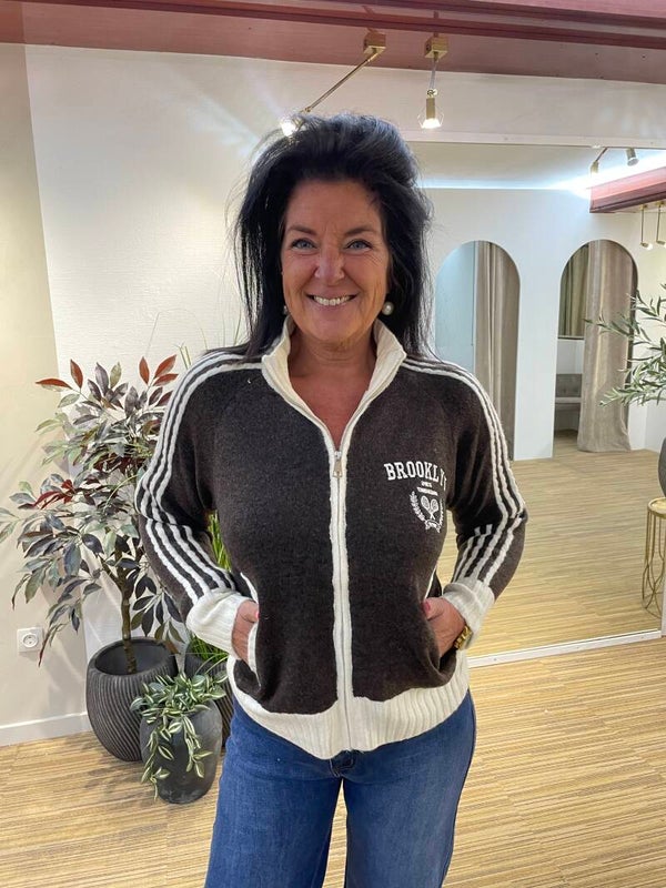Chocolade bruin brooklyn gilet