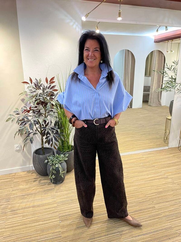 Donker tijger broek