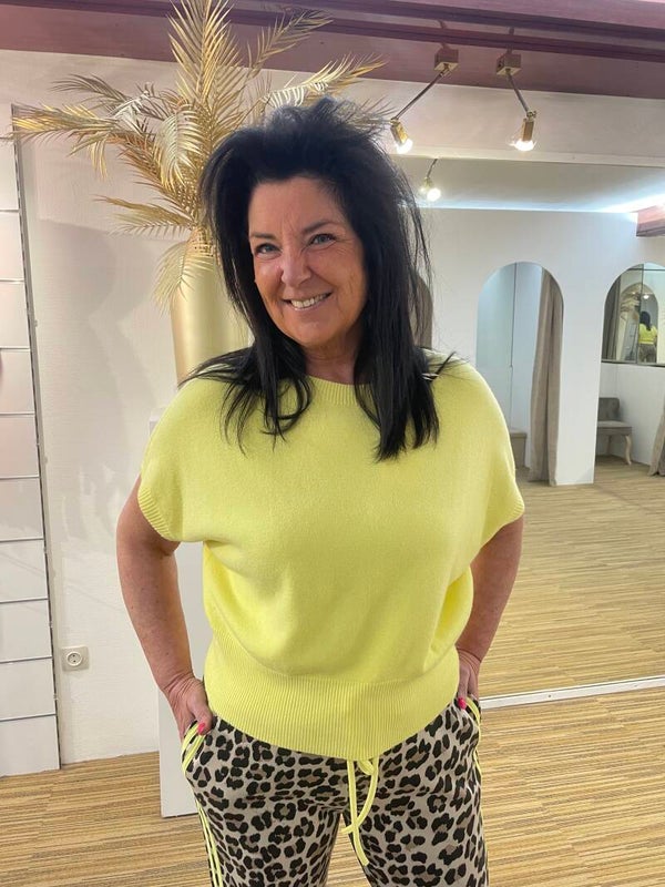 Geel vlindermouw pulletje