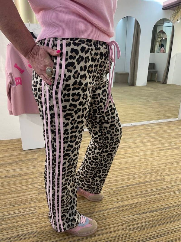 Tijger broek met roze
