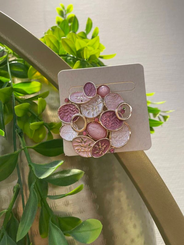 Magneet roze blaadjes