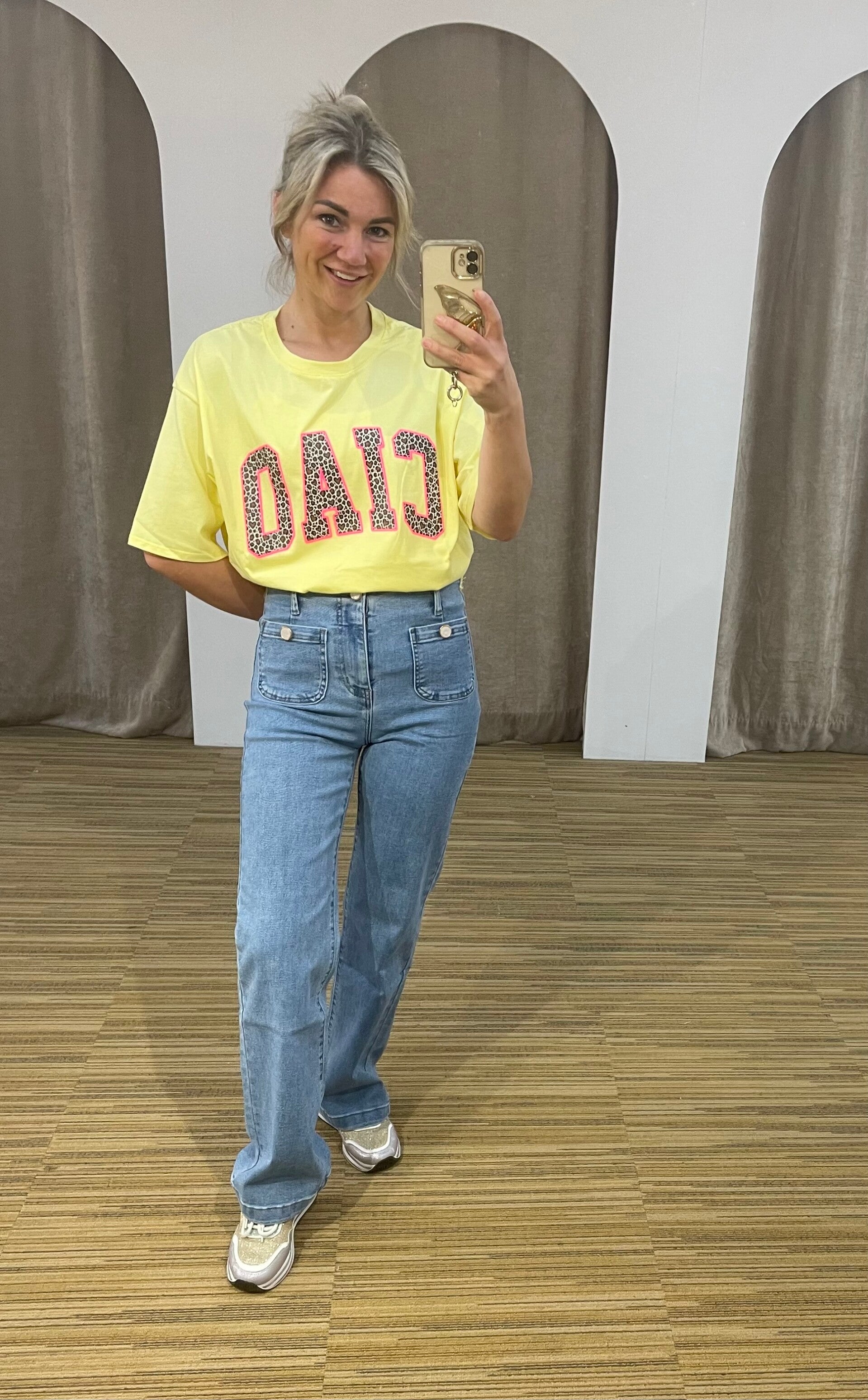 Tshirt tijger CIAO geel