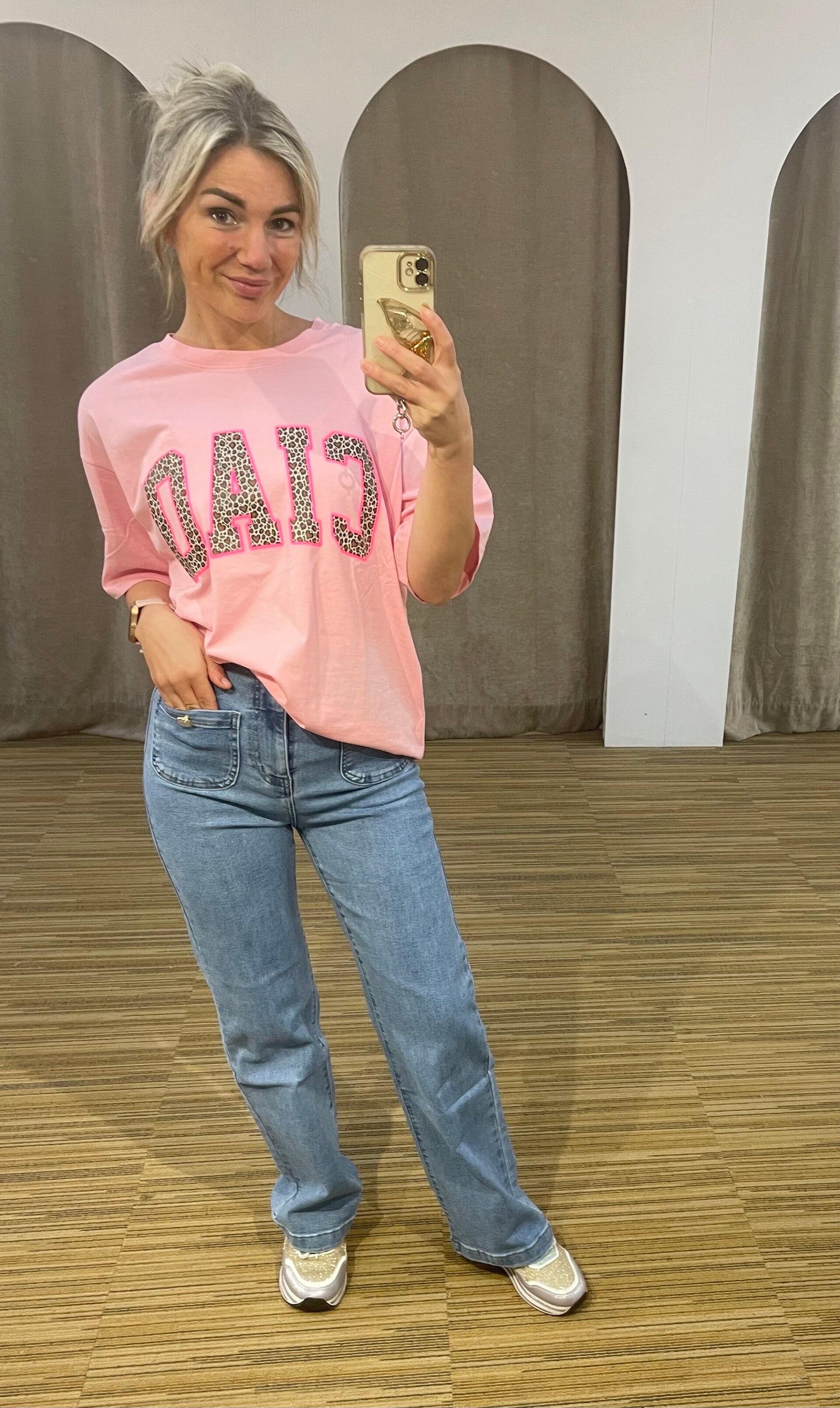 Tshirt tijger CIAO roze