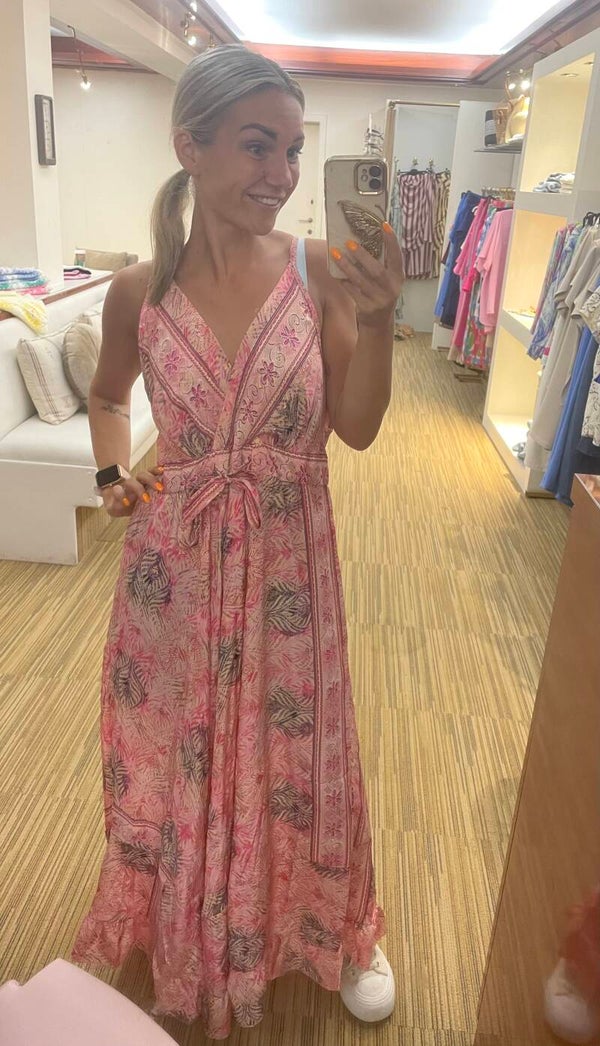 Ibiza kleedje roze