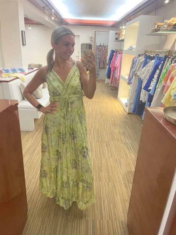 Ibiza kleedje groen