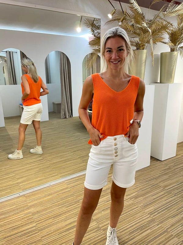Losse top oranje