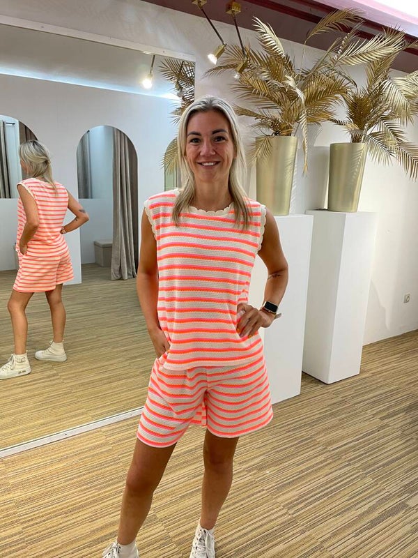 Oranje/roze setje