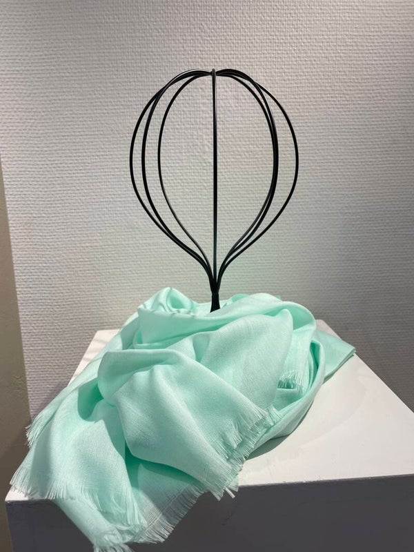 Mint groen lange sjaal