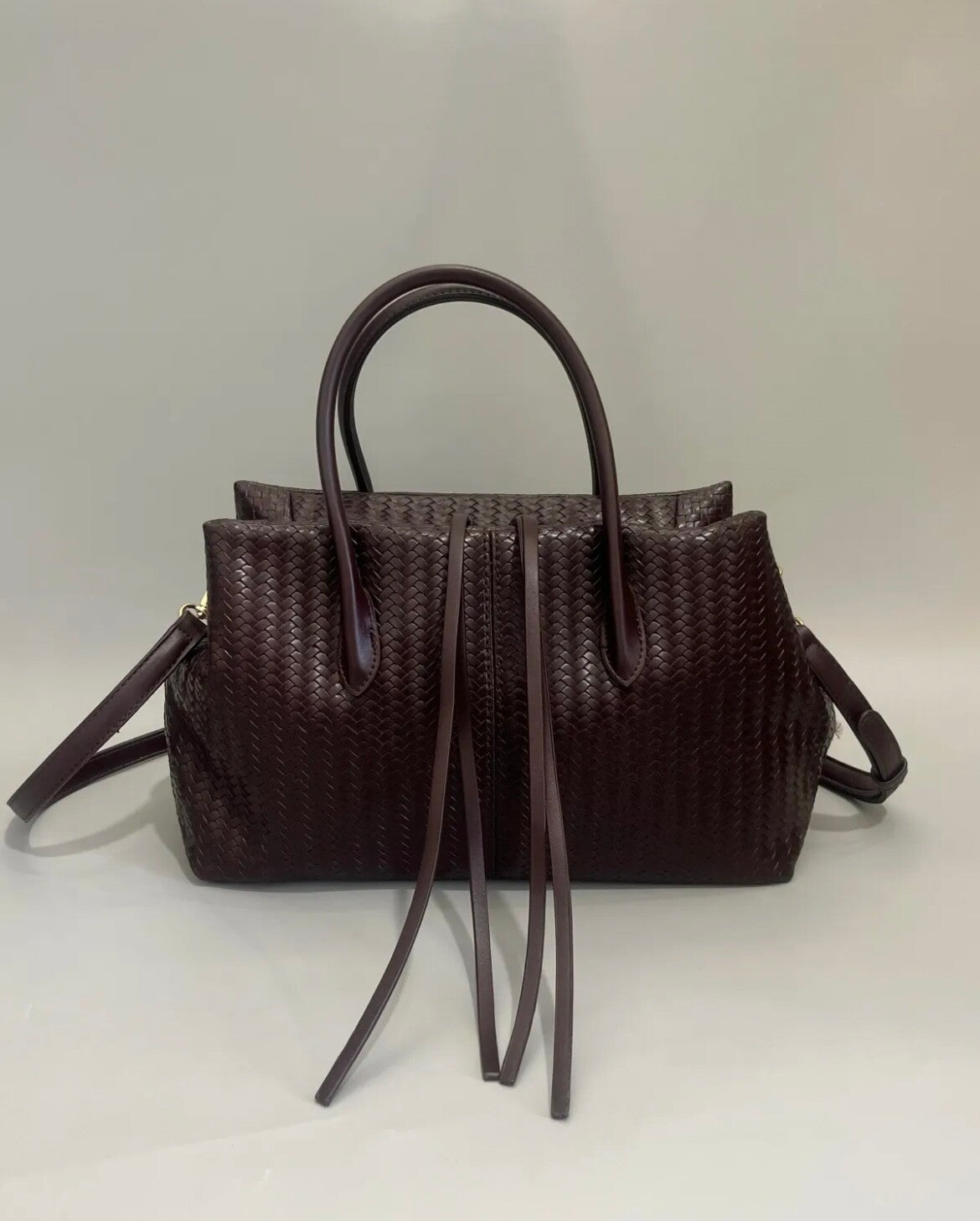 Bordeaux tas met lintjes