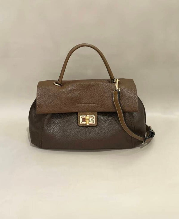 Chocolade bruine leren tas