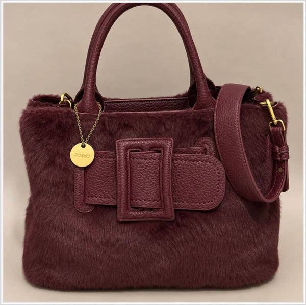 Bordeaux Fluffy tas
