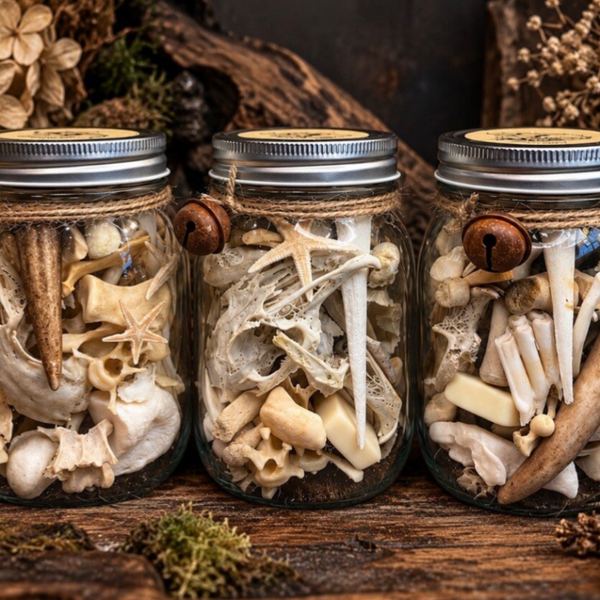 Curiosity Jar – Real Animal Bones & Skulls