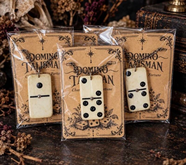 Vintage Domino Necklaces – Repurposed Gothic Jewellery