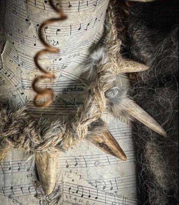 Made to Order Flidais Deer Antler Necklace Celtic Mythology