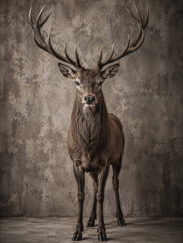 Tuinposter nr. 15 Kerst Rendier