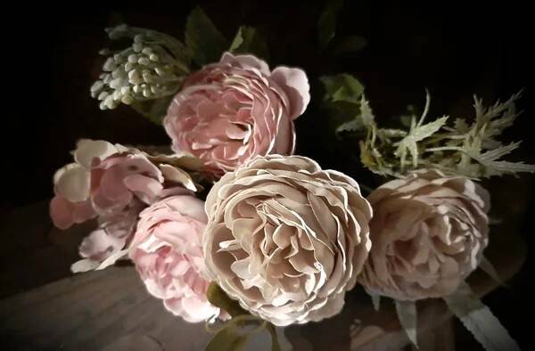 Toef rozen vintage pink