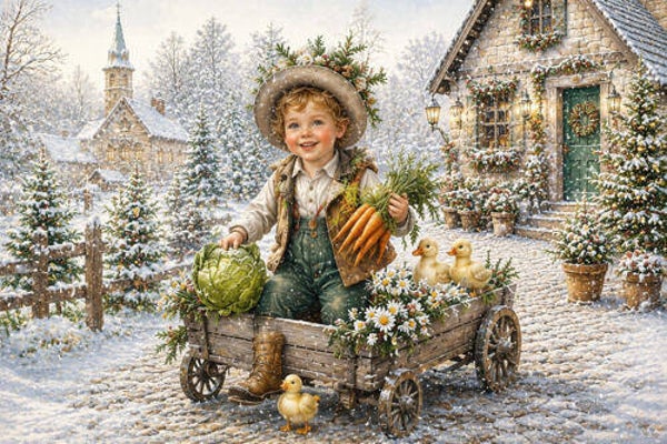 Placemat Kerst nr. 353 Nostalgie
