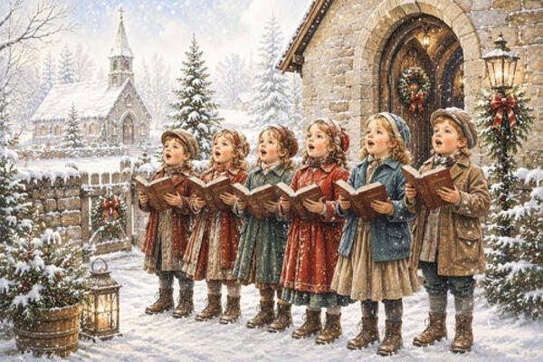Placemat Kerst nr. 354 Nostalgie