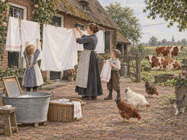 Placemat nr. 370 Nostalgie, het boerenleven