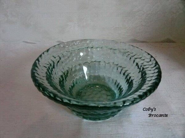 Groen glazen schaaltje