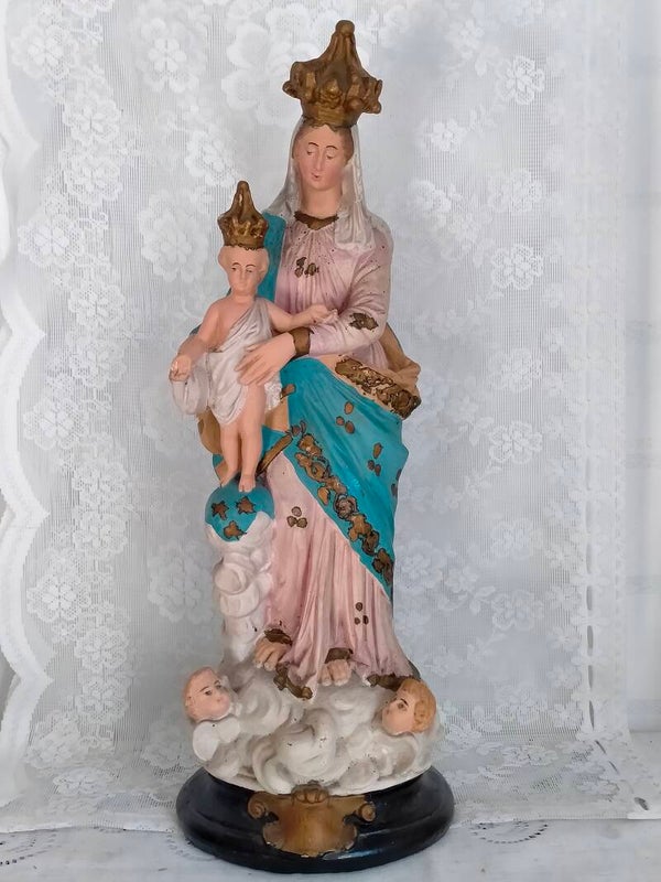 Antiek Mariabeeld Notre Dame de Victoires