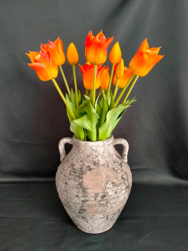 Real touch tulpen orange