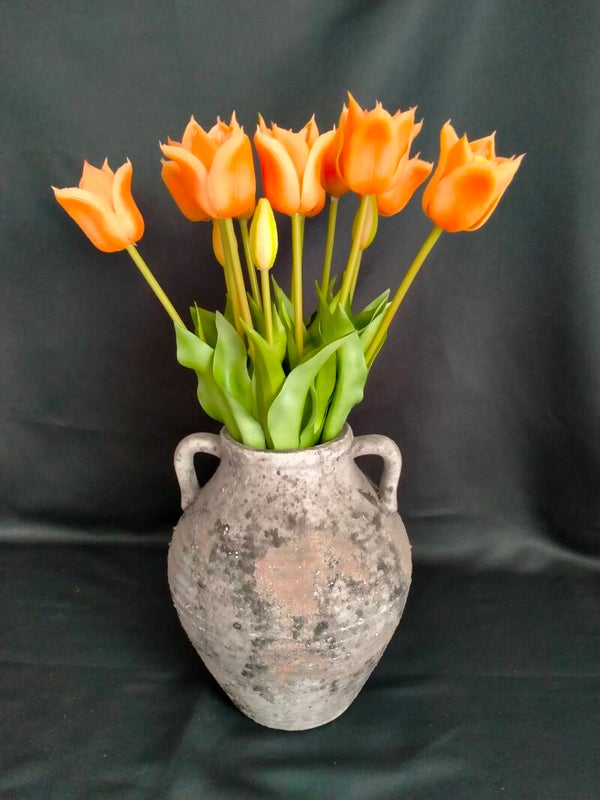 Real touch tulpen peach