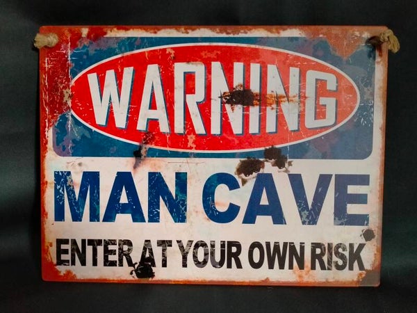 Tekstbord Man Cave