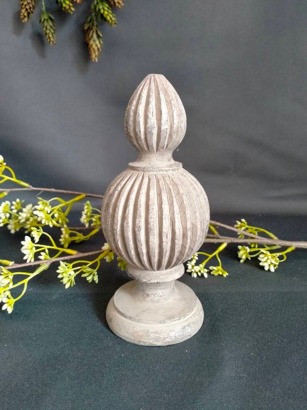 Houten pinakel vintage grey