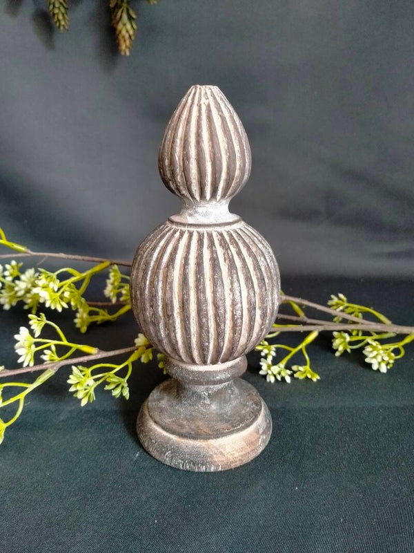 Houten pinakel vintage black