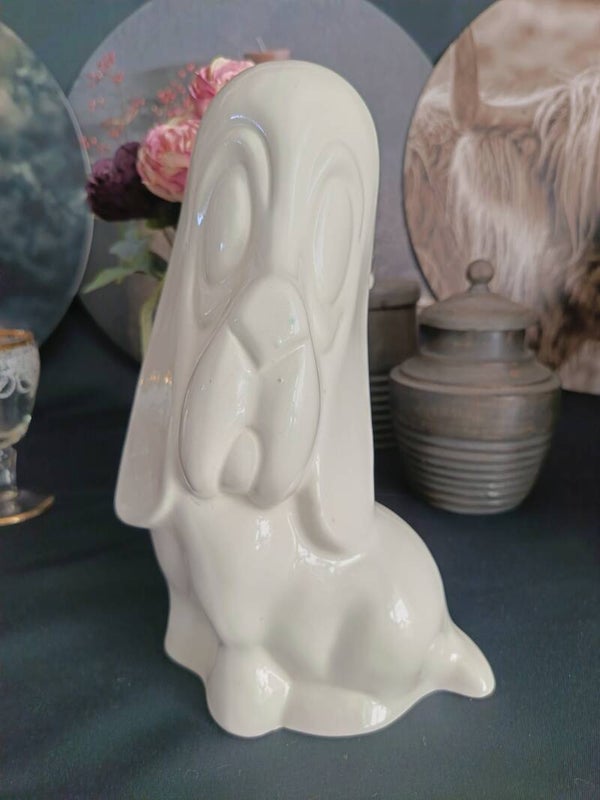 Vintage beeld Basset hound/ Droopy hond