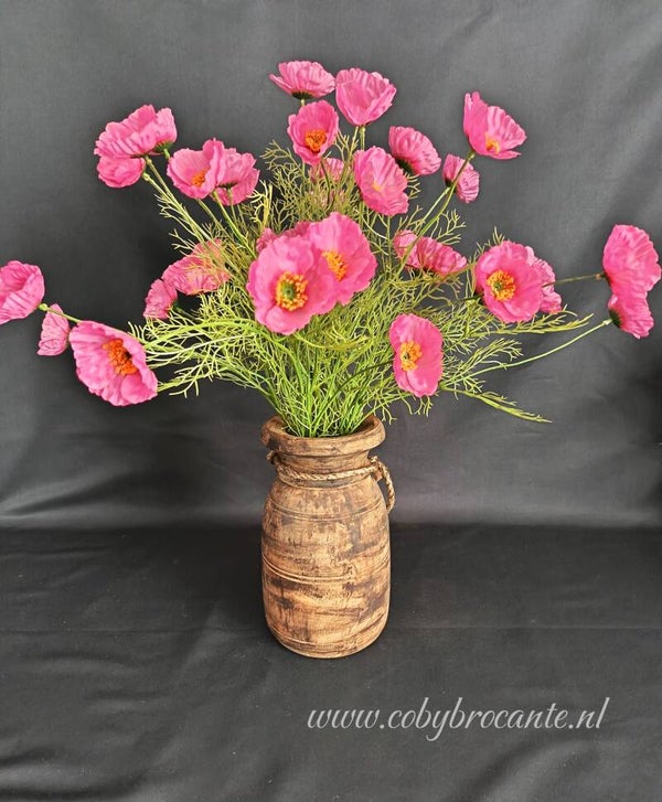 Cosmea tak roze bloemen