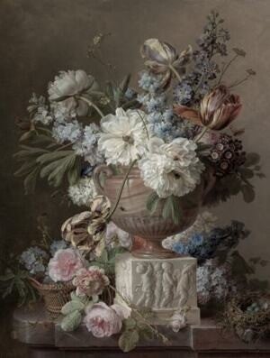 Houten muurbord nr. 158 Bloemen