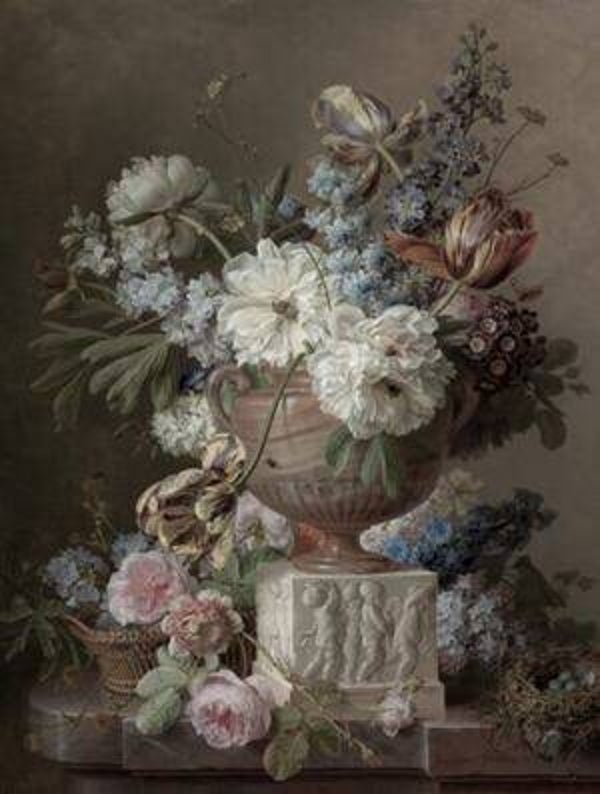 Houten muurbord nr. 158 Bloemen
