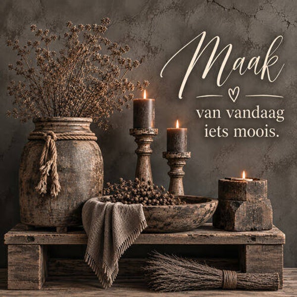 Houten wandbord nr. 51