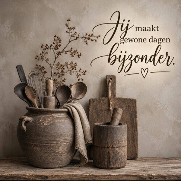 Houten muurbord nr. 84