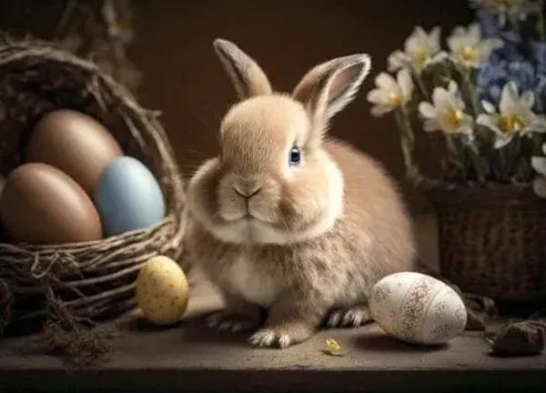 Placemat nr. 117 Easter Bunny