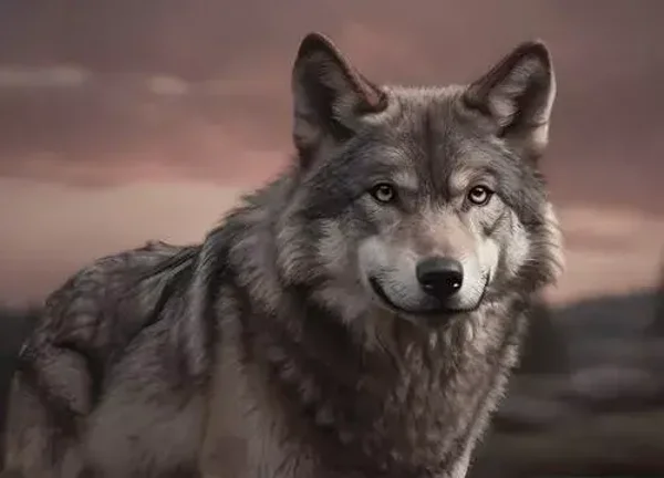 Placemat nr. 126 Wolf