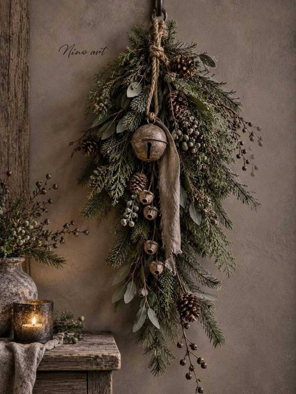 Houten sfeerpaneel Kersttoef