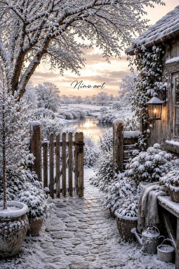 Winterposter Wintertuin