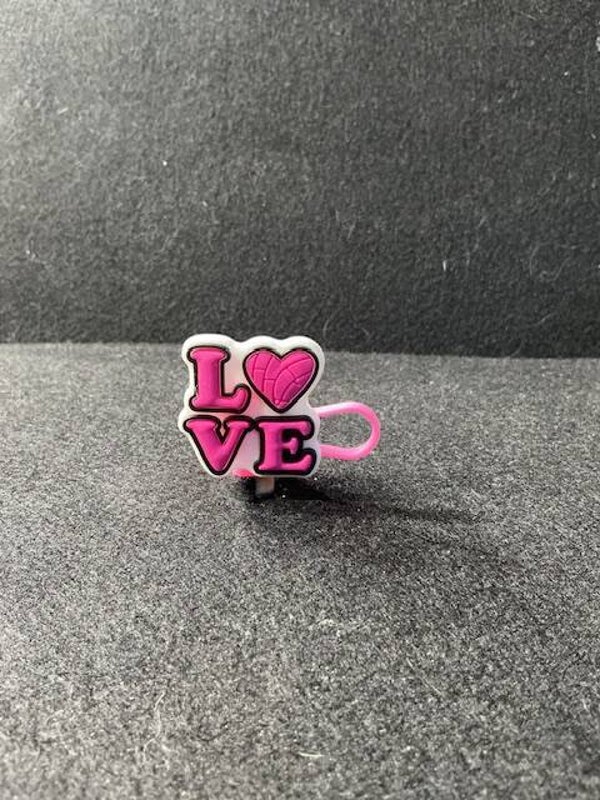 LOVE - Straw Topper